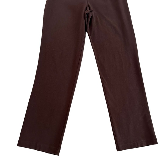 L.L. Bean Stretchy Waistband Brown Long Pants Size Small Reg - Picture 6 of 16